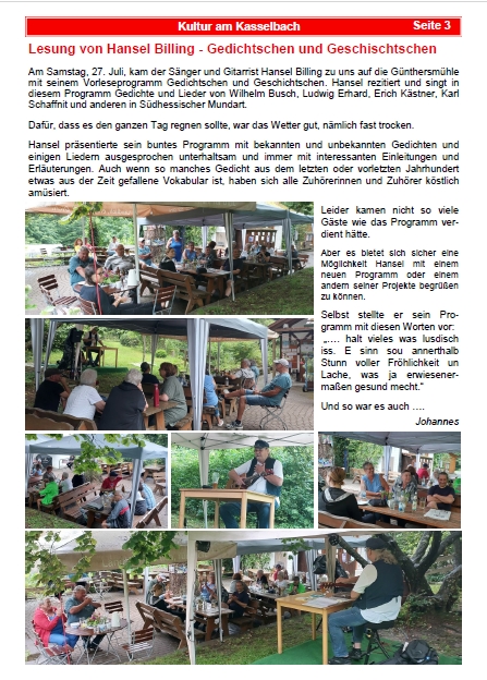 Gedischtschen Naturfreunde OF